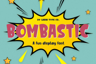 Bombastic Font: Adorable Display Type for Makers