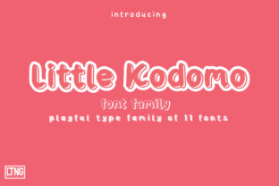 Boost Campaign Energy with Little Kodomo Typeface