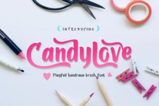 Candylove: The Handwritten Display Font for Crafters