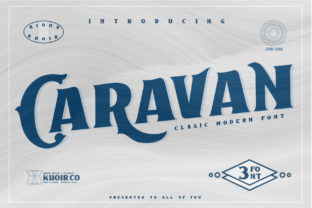Caravan Font Review: A Vintage Display Typeface for Elegant Brands