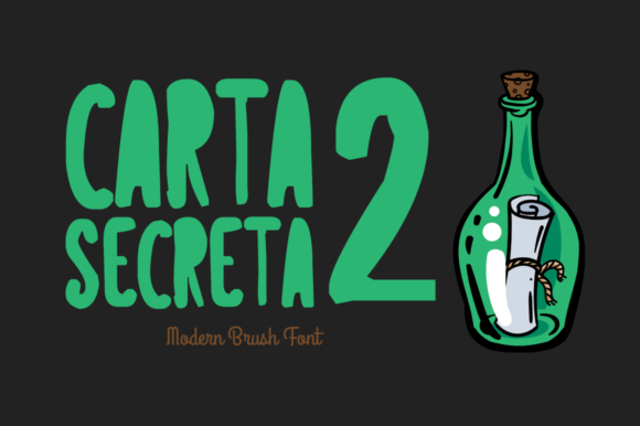 Carta Secreta 2: A Playful Display Font for Web Headers