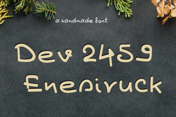 Dev2459 Enesiruck: The Playful Display Font for Bold Designs