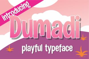 Dumadi: A Playful Display Font for Crafters