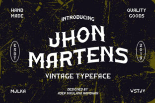 Elevate Your Brand with the Jhon Martens Typeface