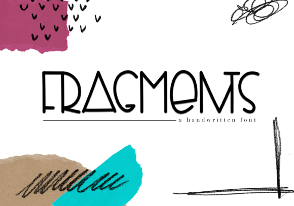 Fragments: A Whimsical Display Font for Handmade Brands