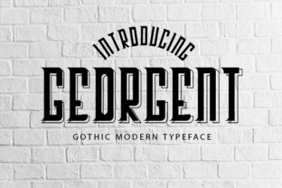 Georgent: A Bold Display Font for Editorial Impact