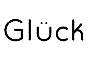 Gluck Rough: A Rounded Display Font for Digital Brands