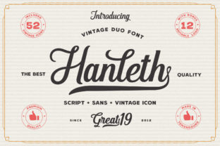 Hanleth Family: The Script Typeface for Elegant Branding