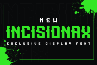 Incisionax: A Bold Display Font for Modern Brands
