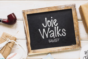 Joie Walks: A Whimsical Display Font for Branding