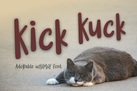 Kick Kuck: A Fun Display Font for Modern Web Design