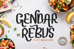 Launch Campaigns with Gendar Rebus Display Font