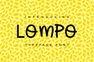 Lompo: A Playful Display Font for Editorial Charm
