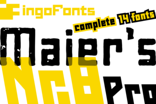 Maier s Nr. 8 Duo: A Geometric Typeface for Makers
