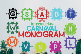 Monogram Carnaval: A Playful Display Font for Editors