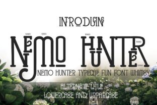 Nemo Hunter: The Display Font That Elevates Your Brand
