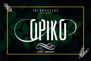Opiko: The Luxury Display Font for High-End Branding