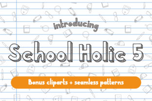 School Holic 5: The Ultimate Playful Display Font for Creative Projects