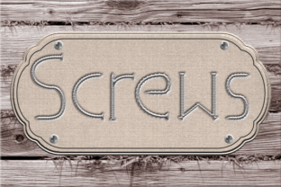 Screws: The Organic Display Font for Modern Branding