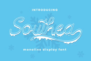 Southea Typeface Review: Bold Swashes for Winter Branding