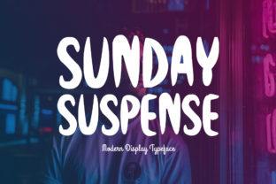 Sunday Suspense: A Classic Display Font for Authentic Branding