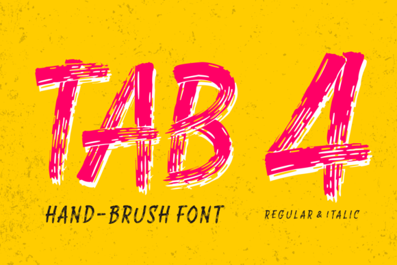 Tab 4: The Bold Display Font for Standout Brands