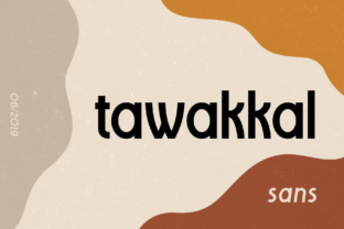 Tawakkal Sans: A Cute Display Font for Makers