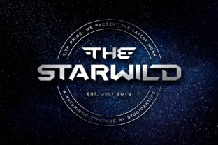 The Starwild: A Futuristic Display Font for Sci-Fi Campaigns