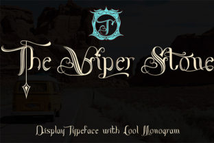 The Viper Stone: A Medieval Display Font for Bold Branding