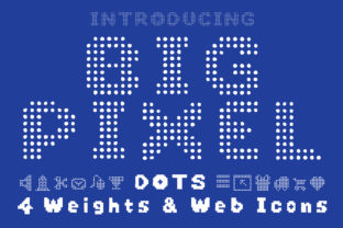 Upgrade Your Brand with Big Pixel Dot Typeface