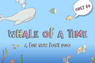 Whale of a Time: A Playful Display Font for Makers
